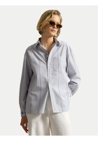 Polo Ralph Lauren Koszula 211B17125002 Niebieski jasny Oversize. Typ kołnierza: polo. Kolor: niebieski. Materiał: bawełna #1