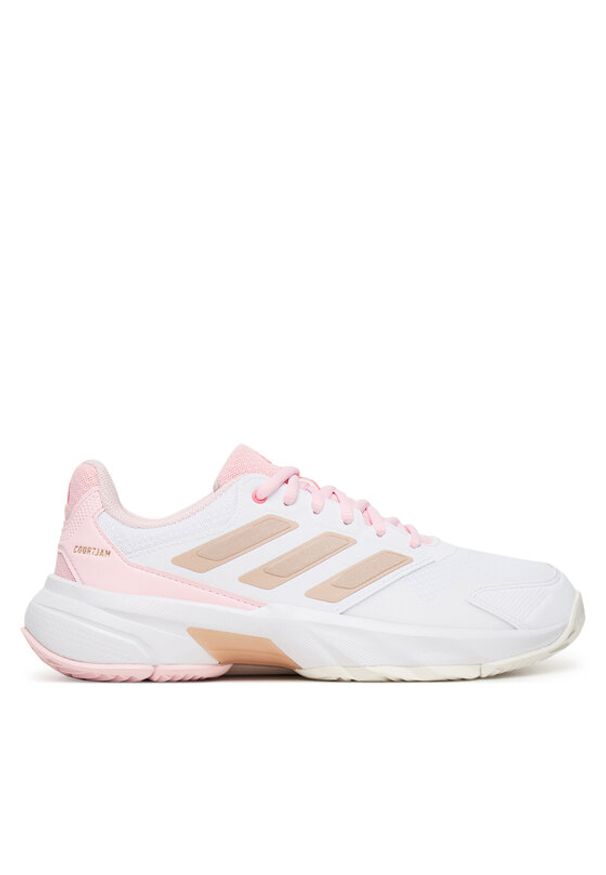 Adidas - adidas Buty do tenisa Courtjam Control 3 JP9739 Biały. Kolor: biały. Materiał: materiał. Sport: tenis