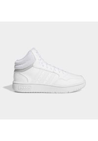 Adidas - Hoops Mid Shoes. Kolor: wielokolorowy, szary, biały. Sport: tenis