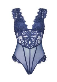 Hunkemöller Body Grace 302440 Niebieski. Kolor: niebieski. Materiał: syntetyk #7