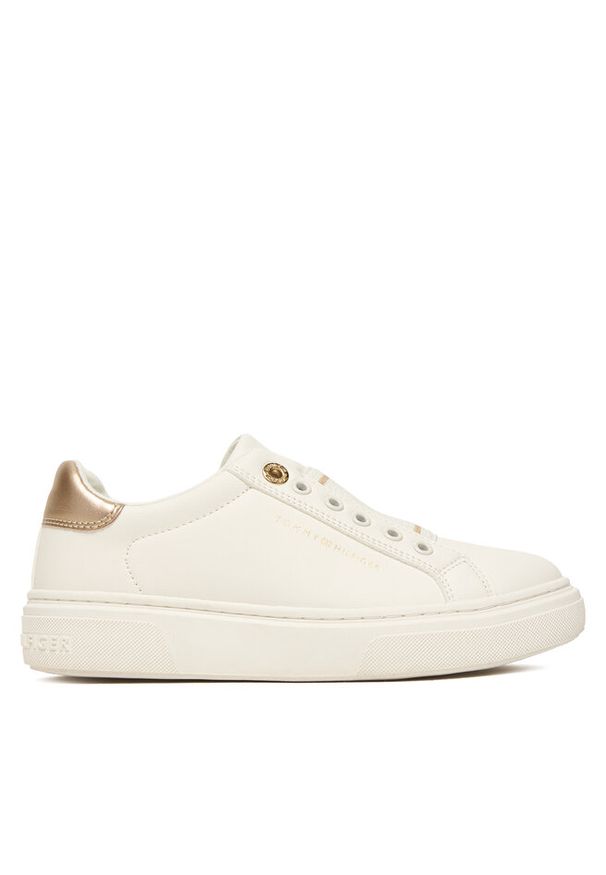 TOMMY HILFIGER - Sneakersy Tommy Hilfiger. Kolor: biały