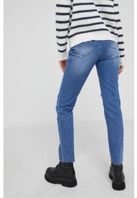 Answear Lab Jeansy damskie high waist. Stan: podwyższony. Kolor: niebieski. Styl: wakacyjny #2