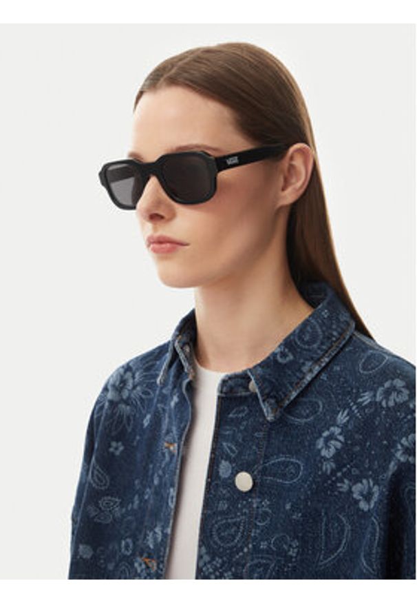 Vans Okulary przeciwsłoneczne 66 Sunglasses VN000GMXBLK1 Czarny. Kolor: czarny