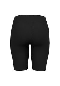 Legginsy krótkie do biegania damskie Odlo ESSENTIAL. Kolor: czarny. Długość: krótkie