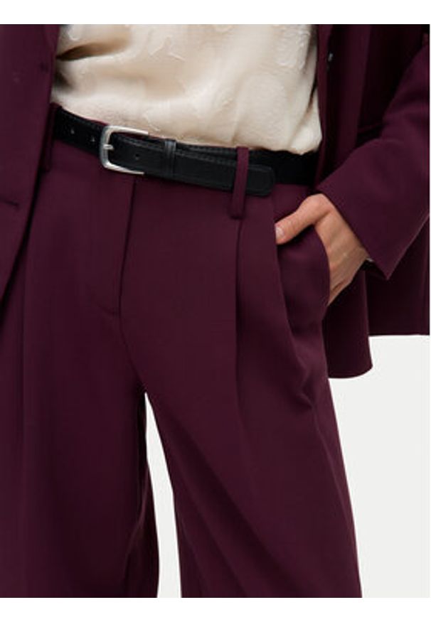 Vero Moda Spodnie materiałowe Michell 10336373 Fioletowy Wide Leg. Kolor: fioletowy. Materiał: syntetyk