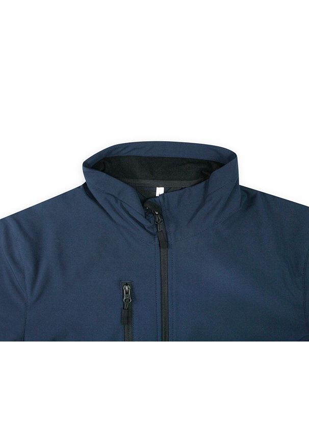 Stedman - Kurtka Przeciwdeszczowa Softshell, Granatowa, Wiatroszczelna, Turystyczna, Sportowa. Okazja: na co dzień. Kolor: niebieski. Materiał: softshell. Styl: sportowy