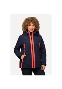 ULLA POPKEN - Damskie HYPRAR kurtka funkcyjna wodoodporna kaptur otwór na kciuk. Kolekcja: plus size. Kolor: niebieski. Materiał: poliester, materiał. Sezon: zima. Sport: narciarstwo #1