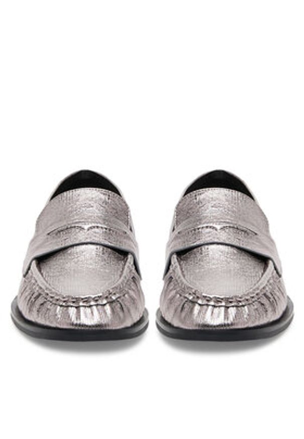 Badura Lordsy LILAC-SLT152SK Srebrny. Kolor: srebrny. Materiał: skóra