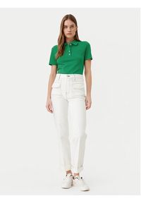 TOMMY HILFIGER - Tommy Hilfiger Polo 1985 WW0WW43225 Zielony Slim Fit. Typ kołnierza: polo. Kolor: zielony. Materiał: bawełna #5