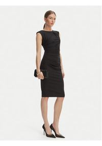 Rinascimento Sukienka koktajlowa CFC0127683003 Czarny Slim Fit. Kolor: czarny. Materiał: syntetyk. Styl: wizytowy #6