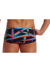 FUNKY TRUNKS - Trunki męskie Funky Trunks Pocket Rocket - sidewinder. Kolor: czarny