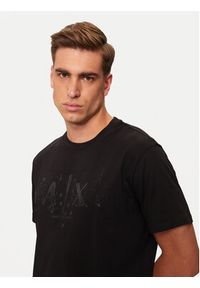 Armani Exchange T-Shirt XM000062 AF10356 UC001 Czarny Regular Fit. Kolor: czarny. Materiał: bawełna #4