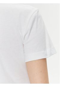 Calvin Klein Jeans T-Shirt Monologo J20J222564 Biały Slim Fit. Kolor: biały. Materiał: bawełna