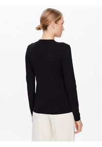Sisley Sweter 14ETM400H Czarny Regular Fit. Kolor: czarny. Materiał: wiskoza