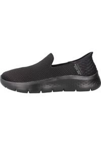 skechers - Buty sportowe Sneakersy damskie, Skechers Go Walk Flex Slip-ins. Kolor: czarny. Sport: turystyka piesza