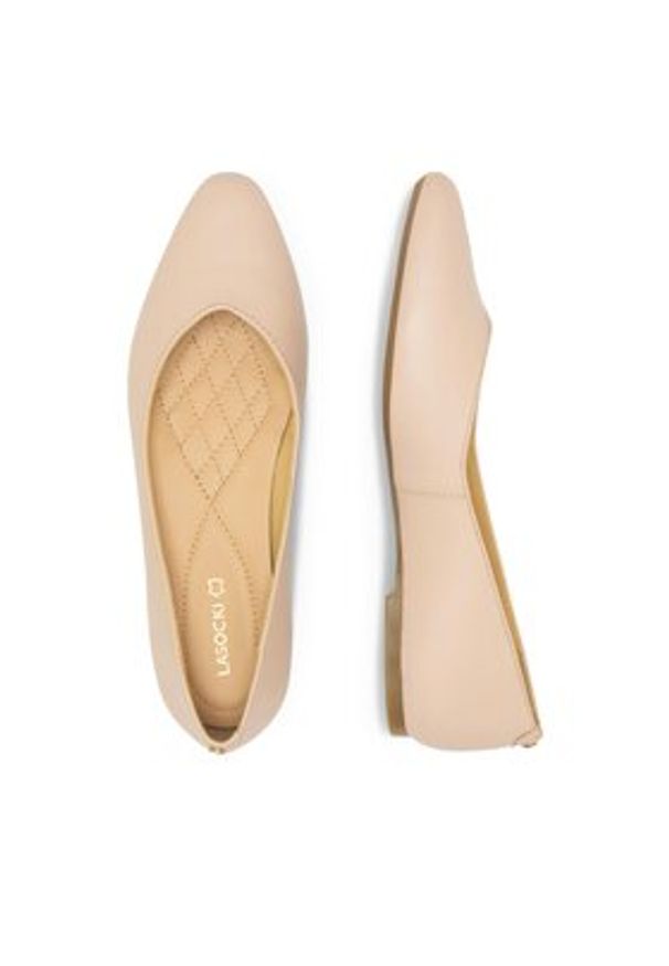 Lasocki Baleriny RST-ZAIRA-04 Różowy. Kolor: różowy. Materiał: skóra