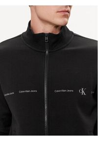 Calvin Klein Jeans Bluza Logo Repeat J30J325493 Czarny Regular Fit. Kolor: czarny. Materiał: bawełna #5