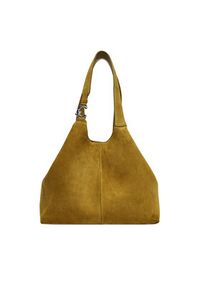 Coccinelle Torebka E1 THE 11 01 Khaki. Kolor: brązowy. Materiał: skórzane, zamszowe #5