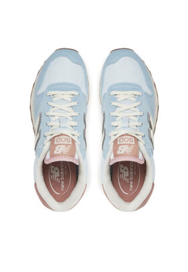 New Balance Sneakersy GW500BGB Błękitny. Kolor: niebieski. Materiał: zamsz, skóra