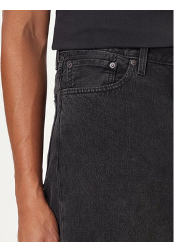 Levi's® Jeansy Capri 478™ 004A8-0003 Czarny Baggy Fit. Kolor: czarny