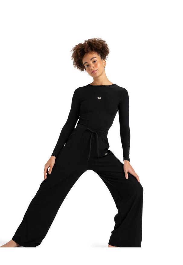 Roxy - dla Kobiety RISE & VIBE Czarny. Kolor: brązowy, zielony, wielokolorowy. Materiał: elastan, nylon