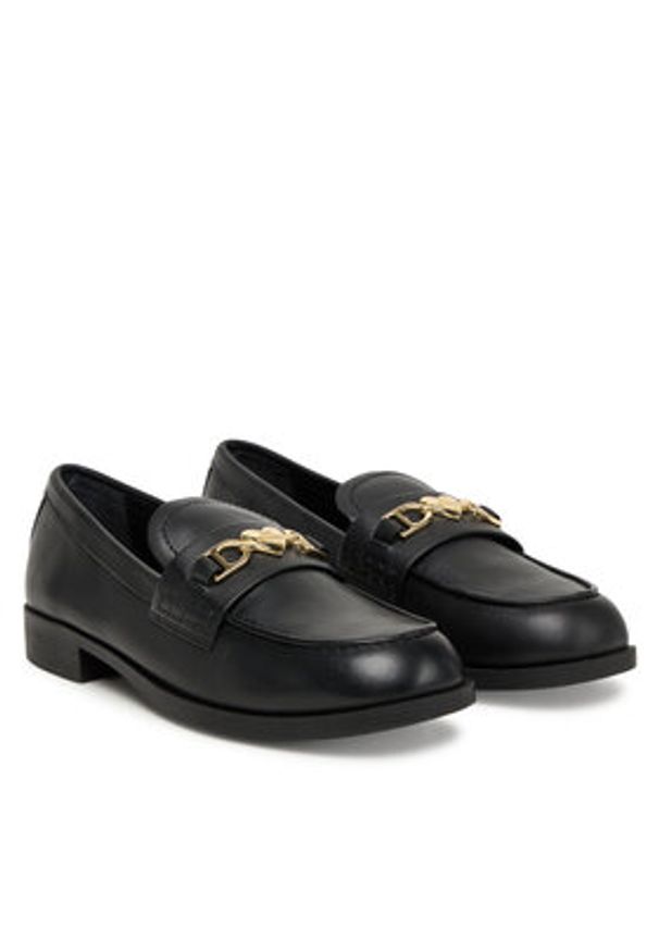 Love Moschino - LOVE MOSCHINO Lordsy JA10242G1NIA000035 Czarny. Kolor: czarny. Materiał: skóra