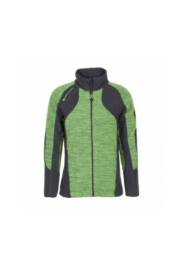 PEAK MOUNTAIN - Kurtka polarowa Peak Mountain Cecut. Kolor: zielony. Materiał: polar. Sezon: zima. Sport: narciarstwo