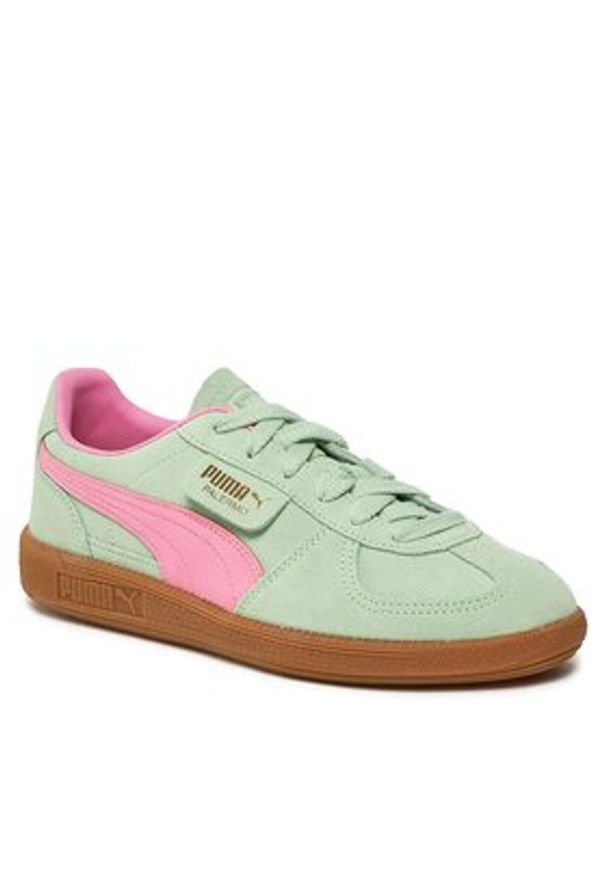 Puma Sneakersy Palermo 396463 02 Zielony. Kolor: zielony. Materiał: skóra