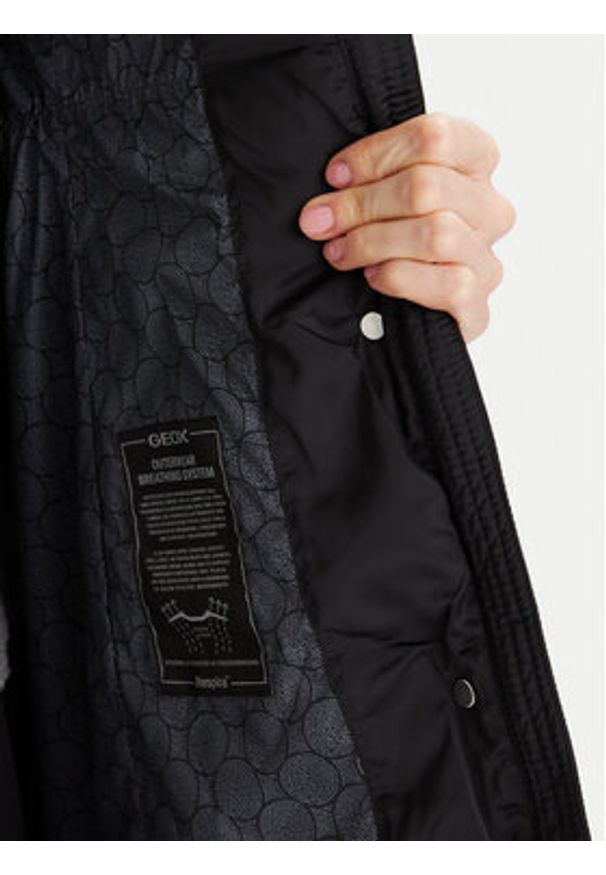 Geox Kurtka puchowa Bettanie W5626H-T3122 F9000 Czarny Regular Fit. Kolor: czarny. Materiał: syntetyk