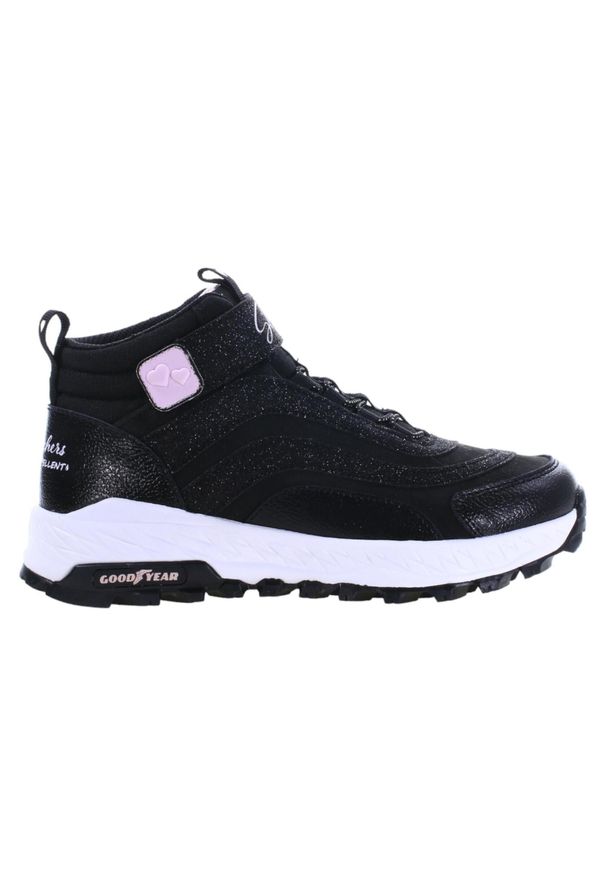 skechers - Buty na co dzień młodzieżowe SKECHERS FUSE TREAD skóra wysokie. Okazja: na co dzień. Kolor: czarny. Materiał: skóra. Model: Skechers Sport. Sport: turystyka piesza