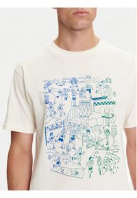 New Balance T-Shirt MT53916 Écru Regular Fit. Materiał: bawełna #4