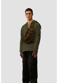 C.P. Company - C.P. COMPANY Zielona rozpinana bluza męska Hooded Open, Rozmiar XL. Okazja: na co dzień. Kolor: zielony. Materiał: bawełna. Styl: casual #5