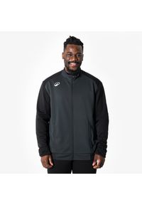 KIPSTA - Bluza treningowa do piłki nożnej Kipsta Essential. Typ kołnierza: komin. Kolor: wielokolorowy, czarny, szary. Materiał: tkanina, elastan, prążkowany, materiał, poliester. Sport: fitness, piłka nożna