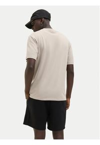 Jack & Jones T-Shirt Fusion 12273120 Beżowy Regular Fit. Kolor: beżowy. Materiał: syntetyk, bawełna #4