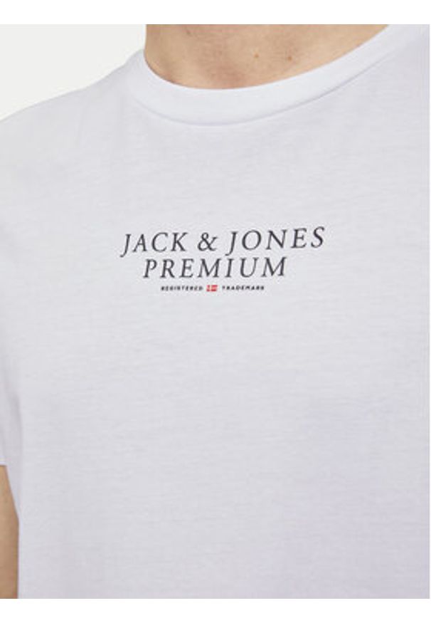 Jack & Jones T-Shirt Archie 12217167 Biały Regular Fit. Kolor: biały. Materiał: bawełna