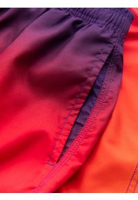 Ombre Clothing - Kąpielówki męskie efekt ombre - pomarańczowe V17 - Rozmiar: XL. Kolor: pomarańczowy. Materiał: poliester, materiał. Wzór: gładki #4