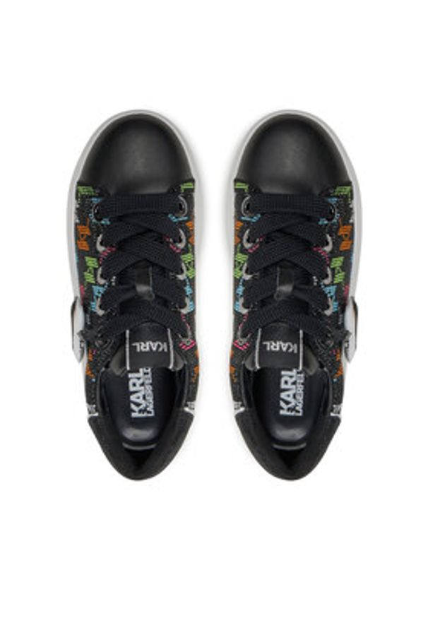 Karl Lagerfeld - KARL LAGERFELD Sneakersy KL62576M Czarny. Kolor: czarny. Materiał: materiał