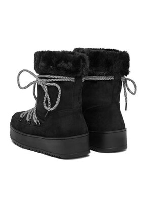 Jenny Fairy Śniegowce WS290101-01 Czarny. Kolor: czarny. Materiał: materiał