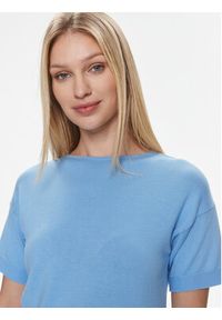 United Colors of Benetton - United Colors Of Benetton T-Shirt 103CD102M Niebieski Regular Fit. Kolor: niebieski. Materiał: bawełna #4