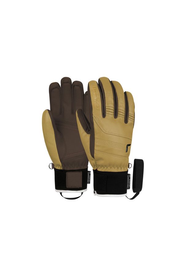 Rękawice narciarskie Reusch Highland R-Tex® XT. Kolor: brązowy, beżowy, wielokolorowy. Sezon: zima. Sport: narciarstwo