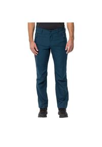 Spodnie softshellowe męskie Jack Wolfskin Active Track. Kolor: niebieski. Długość: długie #1