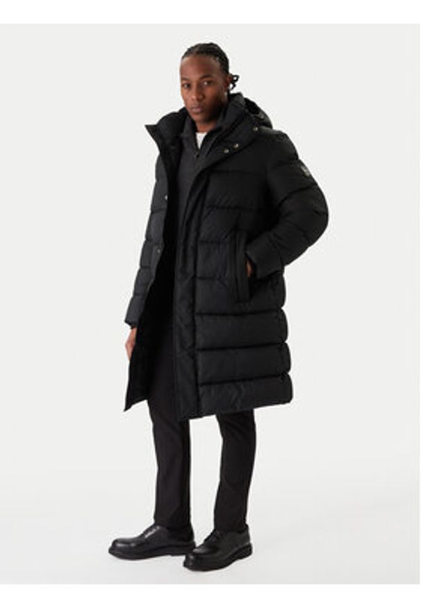 BOSS Kurtka zimowa H-Cenuto 50540474 Czarny Regular Fit. Kolor: czarny. Materiał: syntetyk. Sezon: zima