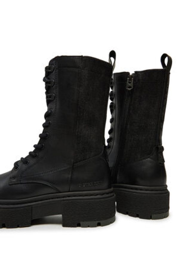 G-Star RAW - G-Star Raw Trzewiki Kafey Pfm Boot High W D26647 Czarny. Kolor: czarny. Materiał: skóra