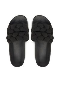 Tommy Jeans Klapki Tjw Braided Slide EN0EN02764 Czarny. Kolor: czarny. Materiał: materiał