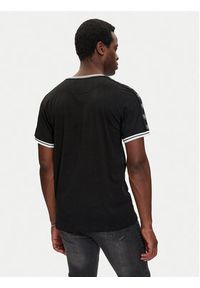 Brave Soul T-Shirt MTS-568PALMER Czarny Regular Fit. Kolor: czarny. Materiał: bawełna