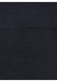 Pako Lorente - PAKO LORENTE - Gładkie granatowe skarpety męskie. Kolor: niebieski. Materiał: bawełna. Wzór: gładki #2