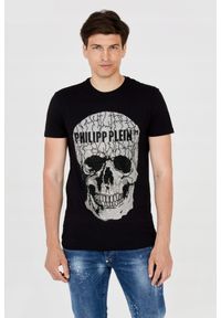 Philipp Plein - PHILIPP PLEIN T-shirt czarny z czaszką. Kolor: czarny