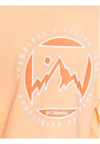 columbia - Columbia Bluzka North Cascades™ Graphic 1984871 Pomarańczowy Regular Fit. Kolor: pomarańczowy. Materiał: bawełna