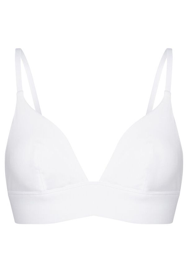 Hunkemöller Biustonosz braletka 302037 Biały. Kolor: biały. Materiał: syntetyk
