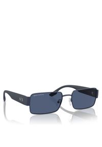Okulary przeciwsłoneczne Armani Exchange. Kolor: niebieski